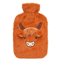 HH0432 2LT HIGHLAND COW HOTWATER BOTTLE