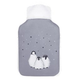 HH0433 2LT PENGUIN PRINT HOTWATER BOTTLE